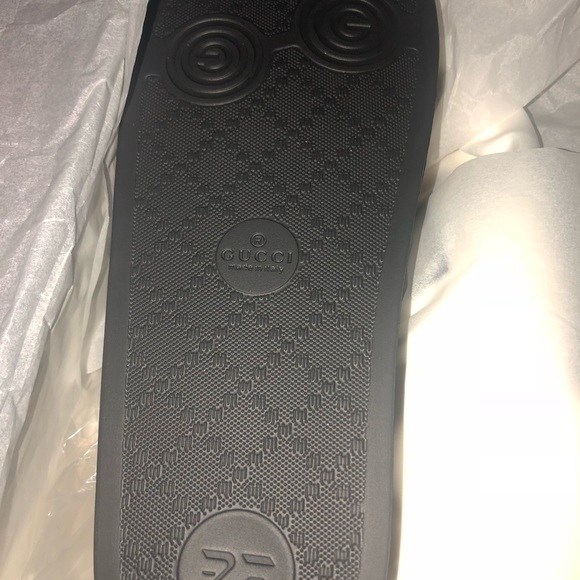 Gucci Satin Slide With Bow - Picture 3 of 4